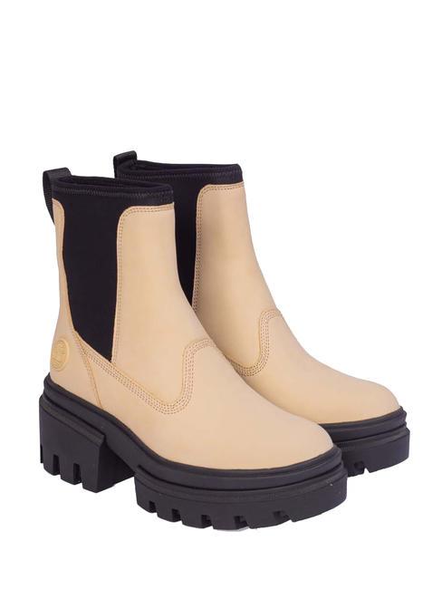 TIMBERLAND EVERLEIGH  Buty typu Chelsea kamień księżycowy - Buty damskie