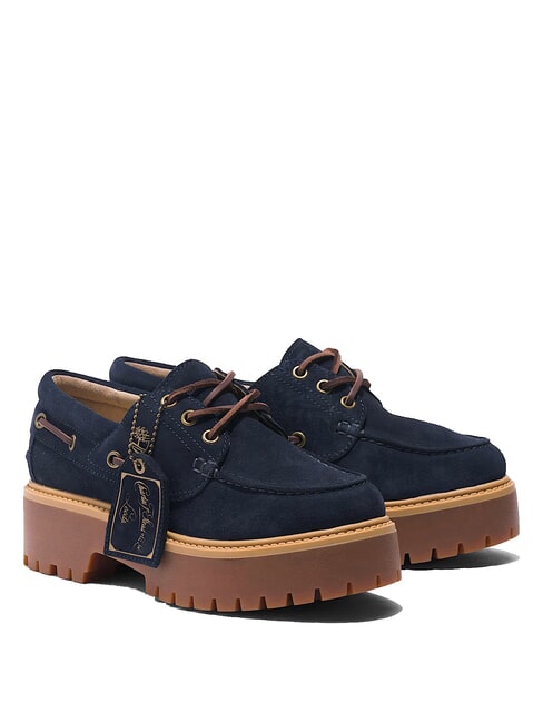 TIMBERLAND STONE STREET  Buty skórzane ciemnoniebieski - Buty damskie
