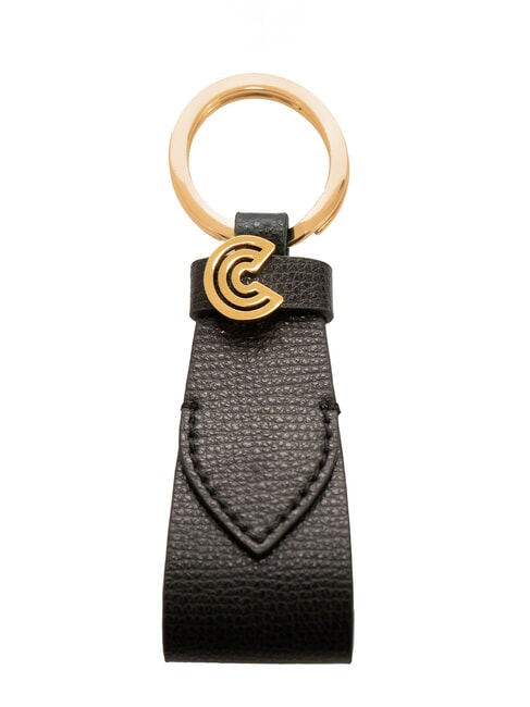 COCCINELLE MYRINE TEXTURED  Brelok skórzany Czarny - Brelok