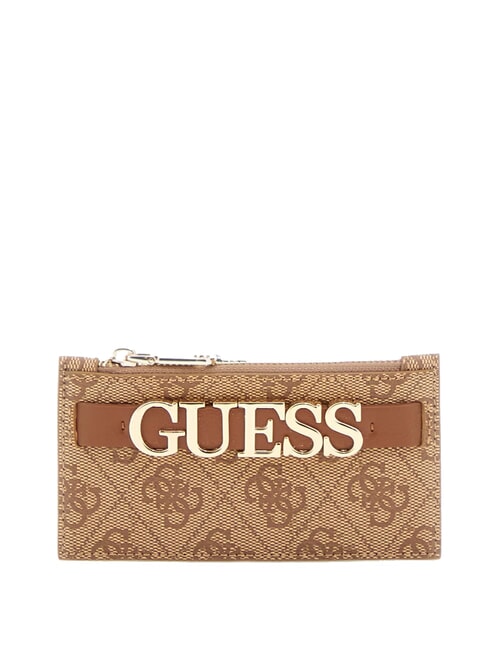 GUESS ZAMIRA  Portmonetka / uchwyt na karty logo mleka multi - Portfele damskie