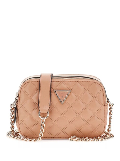 GUESS GIULLY giully borsa camera case Mini Camera Bag over the shoulder BEŻOWY - Torby damskie