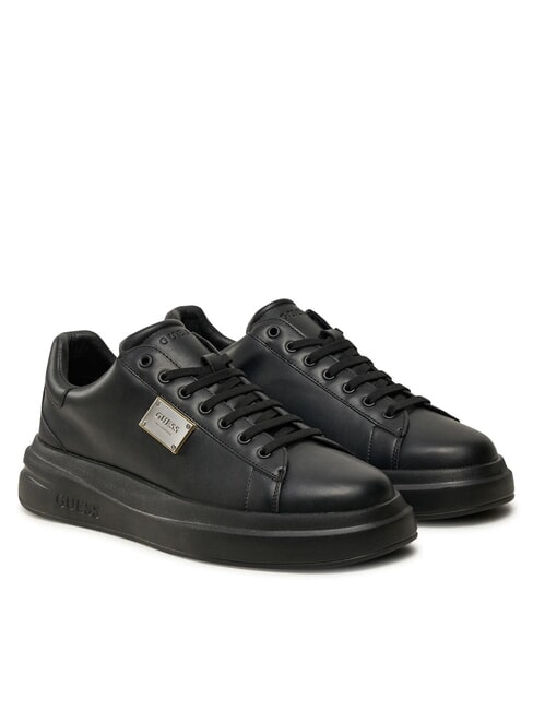 GUESS ELBA Adidasy CZARNY - Buty męskie