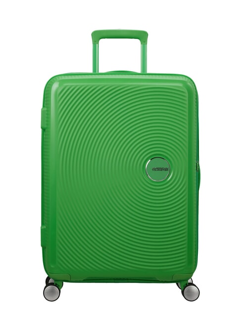 AMERICAN TOURISTER SOUNDBOX SPINNER Wózek średni, rozszerzalny trawa zielona - Wózki twarde