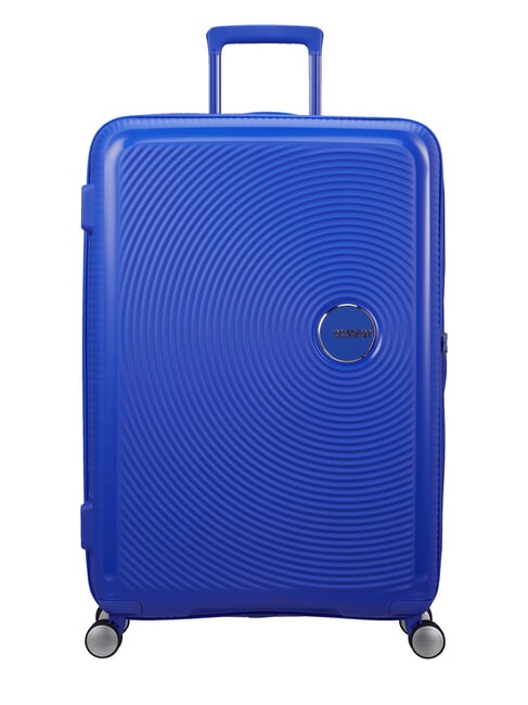 AMERICAN TOURISTER SOUNDBOX Duży, rozszerzalny wózek KOBALT - Wózki twarde