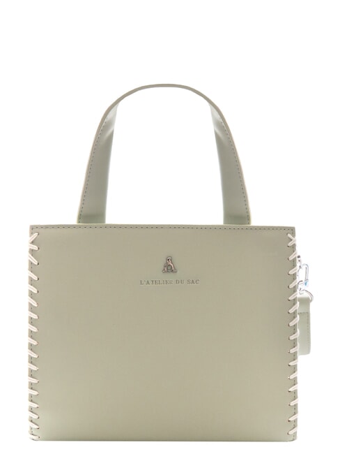 L'ATELIER DU SAC RIBBON Torebka z paskiem na ramię zielona piana morska - Torby damskie