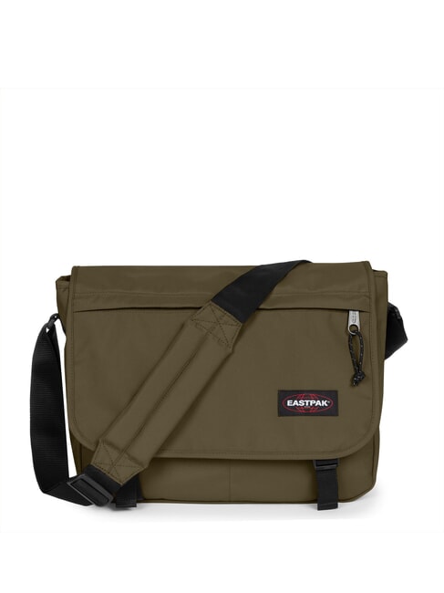 EASTPAK DELEGATE+ Torba kurierska na laptopa 17" armiaoliwka - Teczki robocze