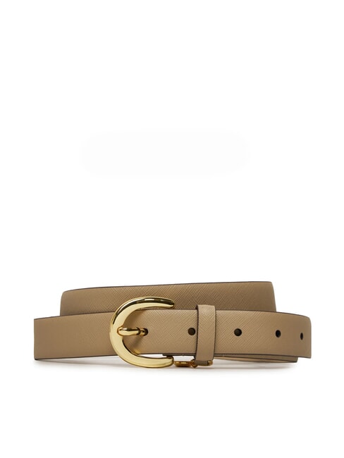 RALPH LAUREN CHARM CLASSIC Pasek skórzany opalenizna brzozowa - Paski