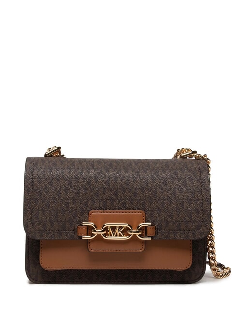 MICHAEL KORS HEATHER  Torba na ramię / torba crossbody brązowy/żołędziowy - Torby damskie
