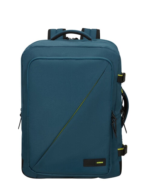 AMERICAN TOURISTER TAKE2CABIN L EXPANDER Plecak na laptopa 17,3", rozszerzalny niebieski port - Plecaki na laptopa do pracy