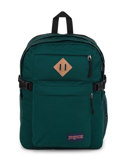 JANSPORT MAIN CAMPUS  Plecak na laptopa 15" głęboki jałowiec - Plecaki szkolne i rekreacyjne