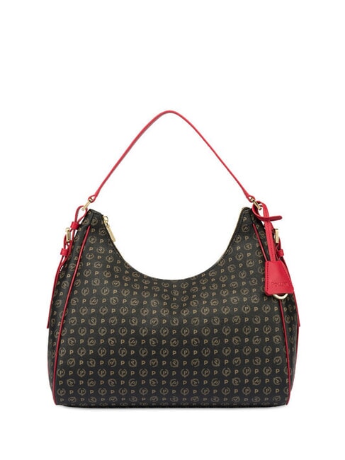 POLLINI HERITAGE  Torba na ramię czarny lakier - Torby damskie