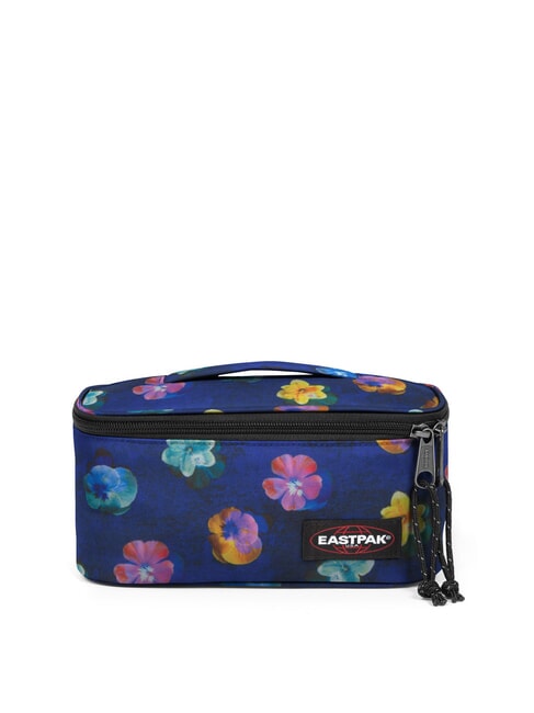 EASTPAK TRAVER  Średniej wielkości kosmetyczka kwiat rozmycie granatowy - Kosmetyczka