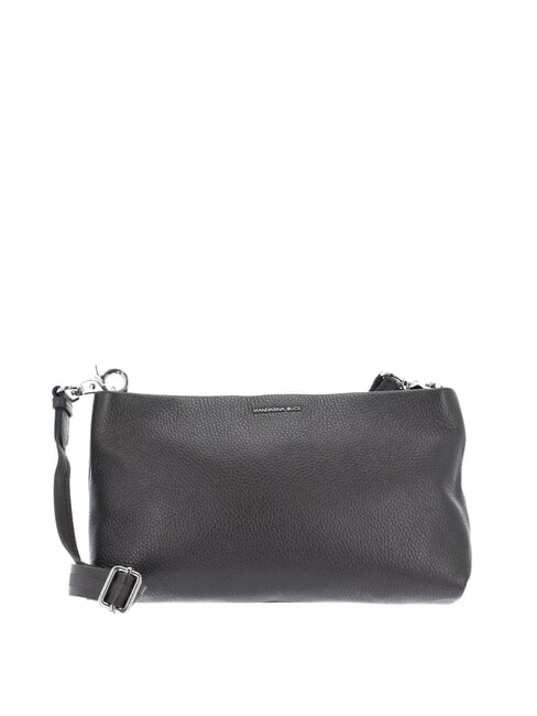MANDARINA DUCK MELLOW LUX Skórzana torba na ramię grafit - Torby damskie