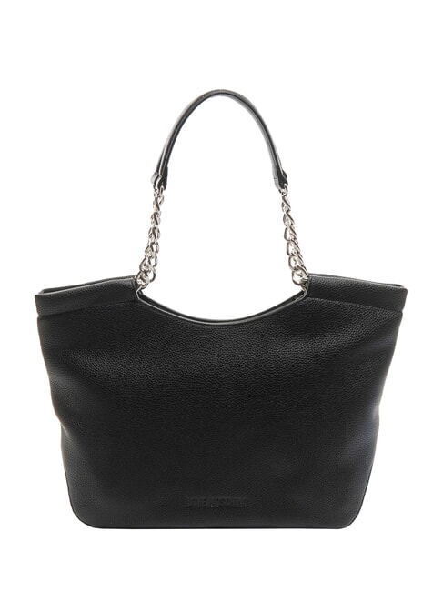 LOVE MOSCHINO CHAIN Torba zakupowa Czarny/Czarny - Torby damskie