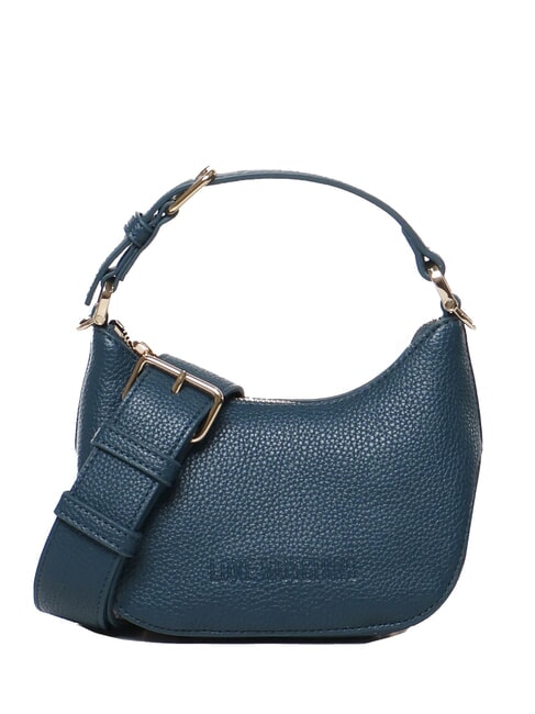 LOVE MOSCHINO GIANT  Mini torba z paskiem na ramię szmaragd - Torby damskie