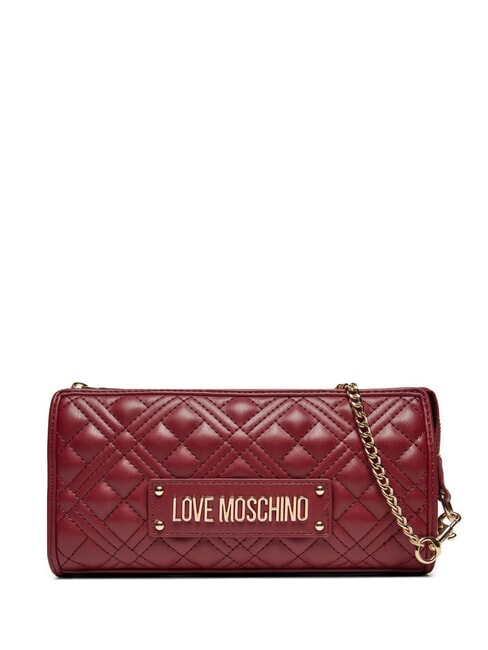 LOVE MOSCHINO QUILTED  Torba na ramię wino - Torby damskie
