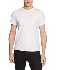 GUESS LOGO EMBROIDERY Koszulka bawełniana - Koszulki męskie
