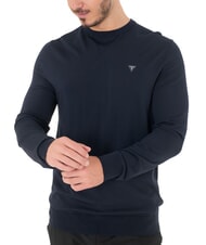 GUESS DANE TECH Sweter z długim rękawem i okrągłym dekoltem - Koszulki męskie