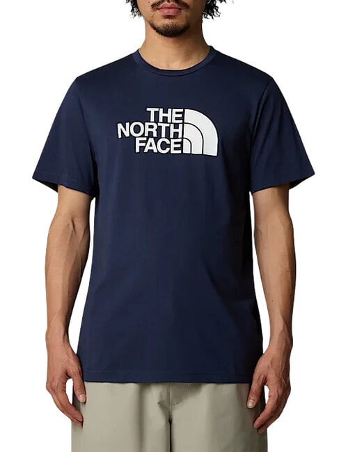 THE NORTH FACE EASY Koszulka z nadrukiem logo szczyt marynarki wojennej - Koszulki męskie