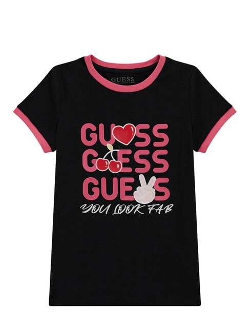 GUESS KIDS Koszulka z nadrukiem maxi odrzutowiec - Koszulka dziecięca