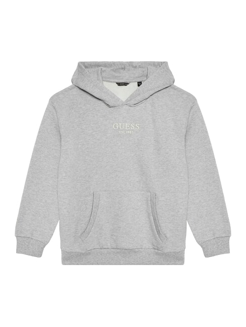 GUESS KIDS Bluza z kapturem i kieszenią jasny kamienny wrzos - Bluzy dziecięce