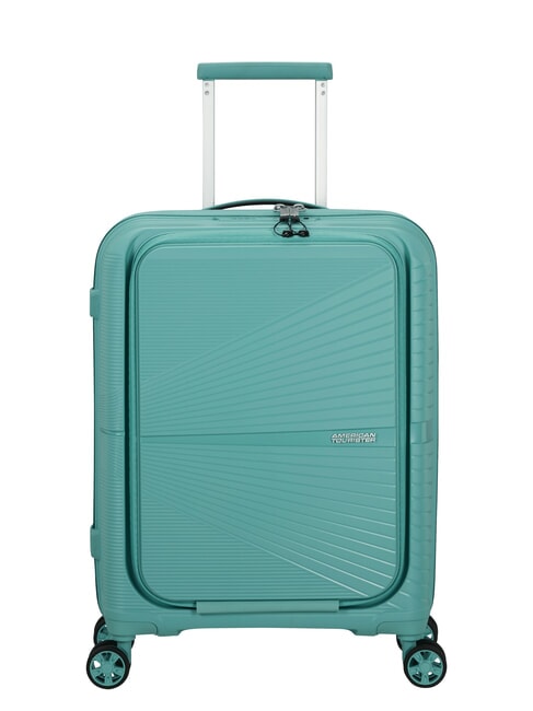 AMERICAN TOURISTER AIRCONIC Wózek kabinowy  zakurzony turkus - Bagaż podręczny