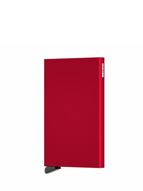 SECRID CARDPROTECTOR  Uchwyt na kartę blokującą RFID czerwony - Portfele męskie