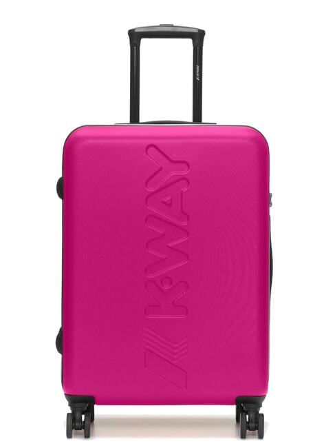KWAY MAXILOGO Wózek średniej wielkości różowy - niebieski md kobalt - Wózki twarde