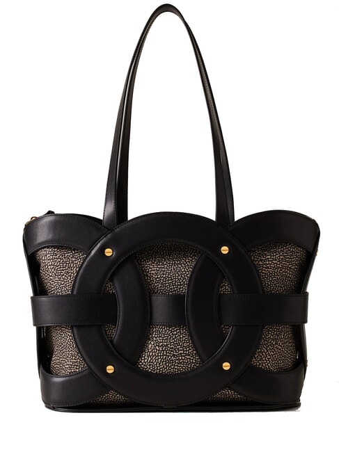 BORBONESE ALL-ROUND Torba na zakupy Czarny - Torby damskie