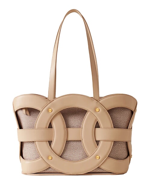 BORBONESE ALL-ROUND Torba na zakupy piasek - Torby damskie