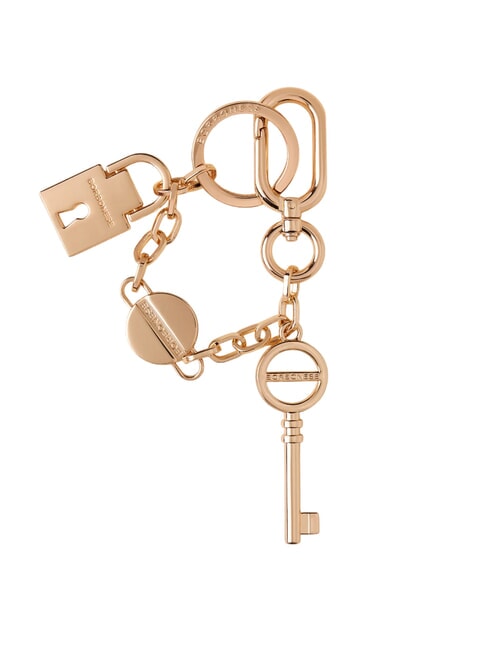 BORBONESE KEYRING  Metalowy brelok jasnozłoty bez - Brelok