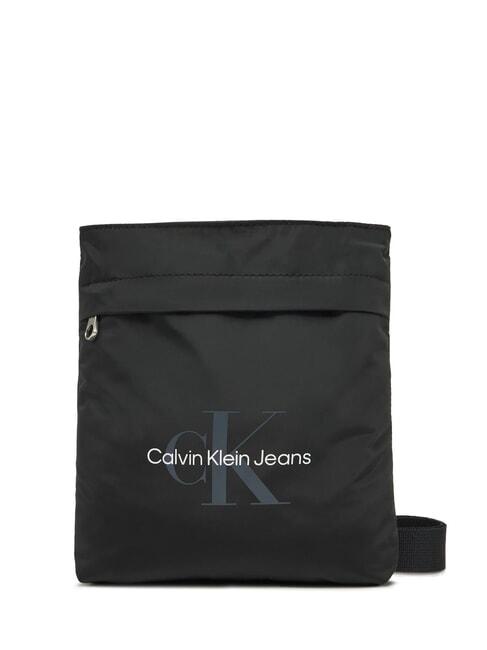 CALVIN KLEIN SPORT ESSENTIALS Torba z nylonu poddanego recyklingowi na czarno - Torby na ramię męskie