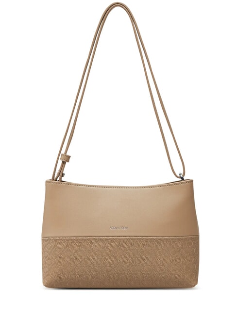 CALVIN KLEIN CK MIXMEDIA Torba na ramię / torba crossbody porcelana - Torby damskie