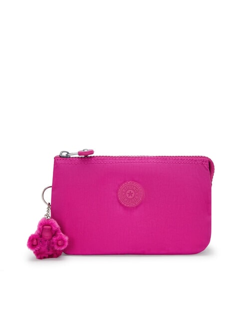KIPLING CREATIVITY L Sprzęgło świecąca fuksja - Torby damskie