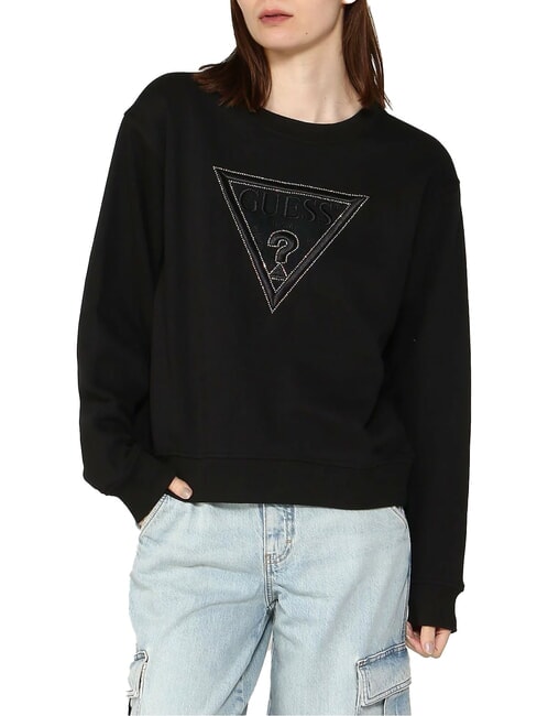 GUESS TRIANGLE FLECEE  Podkoszulek odrzutowiec - Bluzy damskie
