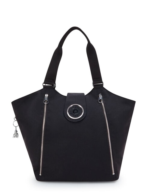 KIPLING RECICELY Torba na ramię czarna przyprawa - Torby damskie