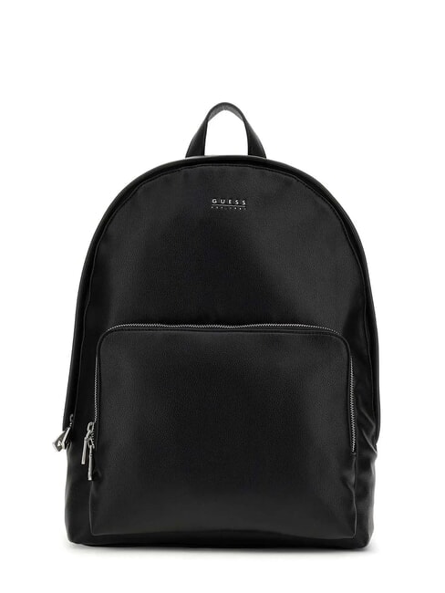 GUESS MILANO Plecak na laptopa 13" CZARNY - Plecaki szkolne i rekreacyjne