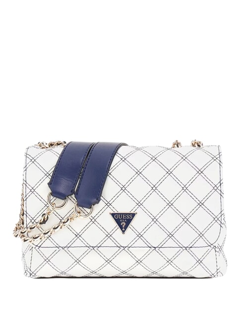 GUESS CRUISE  Mała torebka na ramię / torba crossbody biały/granatowy - Torby damskie
