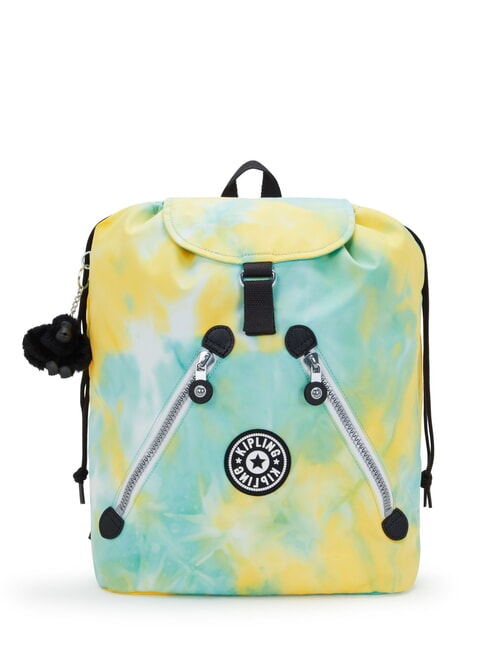 KIPLING NEW FUNDAMENTAL L Plecak materiałowy mój tie-dye - Torby damskie