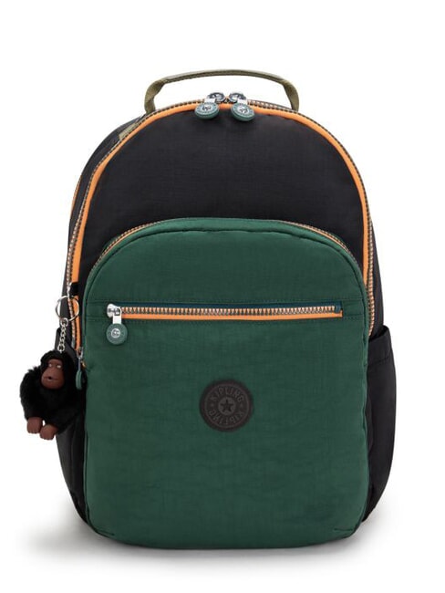 KIPLING SEOUL Plecak z kieszenią na laptopa 15" domek na drzewie - Plecaki szkolne i rekreacyjne