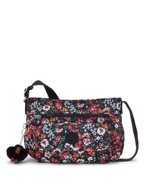 KIPLING SYRO  Torba na ramię kwiat o północy - Torby damskie