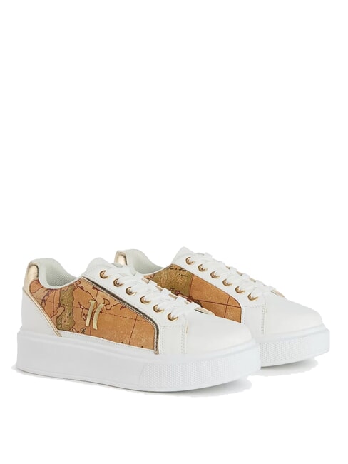 ALVIERO MARTINI PRIMA CLASSE GEO CLASSIC Trampki z logo 1C biały - Buty damskie