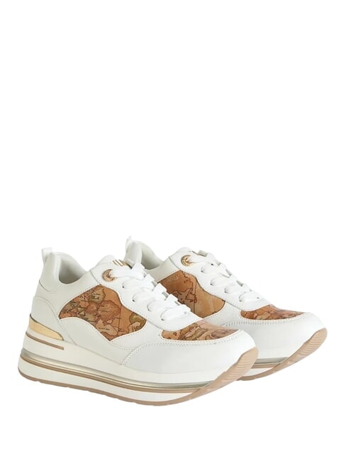 ALVIERO MARTINI PRIMA CLASSE GEO CLASSIC Buty sportowe na platformie do biegania NATURALNY - Buty damskie