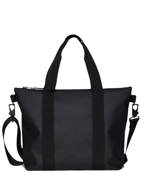 RAINS TOTE BAG Torba na ramię z paskiem na ramię czarny - Torby damskie