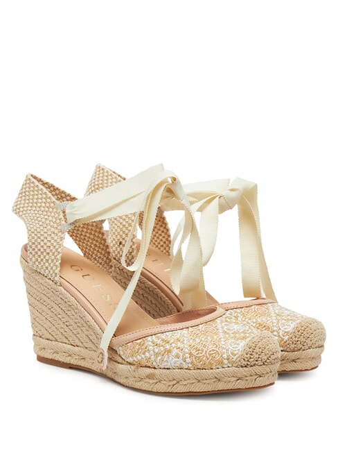 GUESS CYRENAY  Wysokie sandały espadryle kaprys - Buty damskie