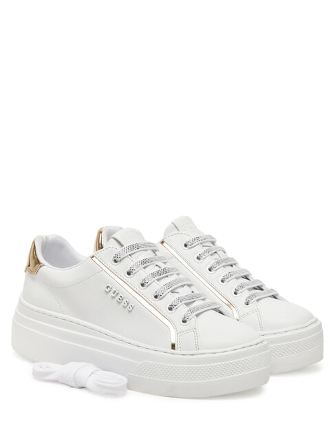 GUESS AMERIA  Adidasy biała platyna - Buty damskie