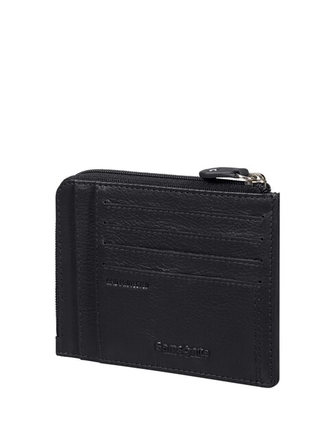 SAMSONITE ATTACK 2 SLG Płaski portfel skórzany CZARNY - Portfele męskie