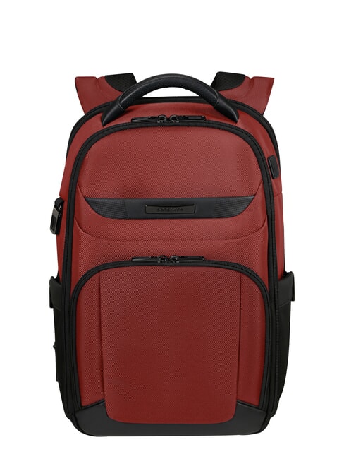 SAMSONITE PRO-DLX 6  Plecak na laptopa 14" CZERWONY - Plecaki na laptopa do pracy