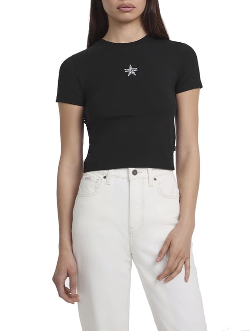 GUESS JEANS SS CN EMB STAR  Koszulka odrzutowiec - Koszulki i topy damskie