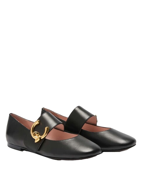 COCCINELLE C-ME SMOOTH  Buty skórzane Czarny - Buty damskie